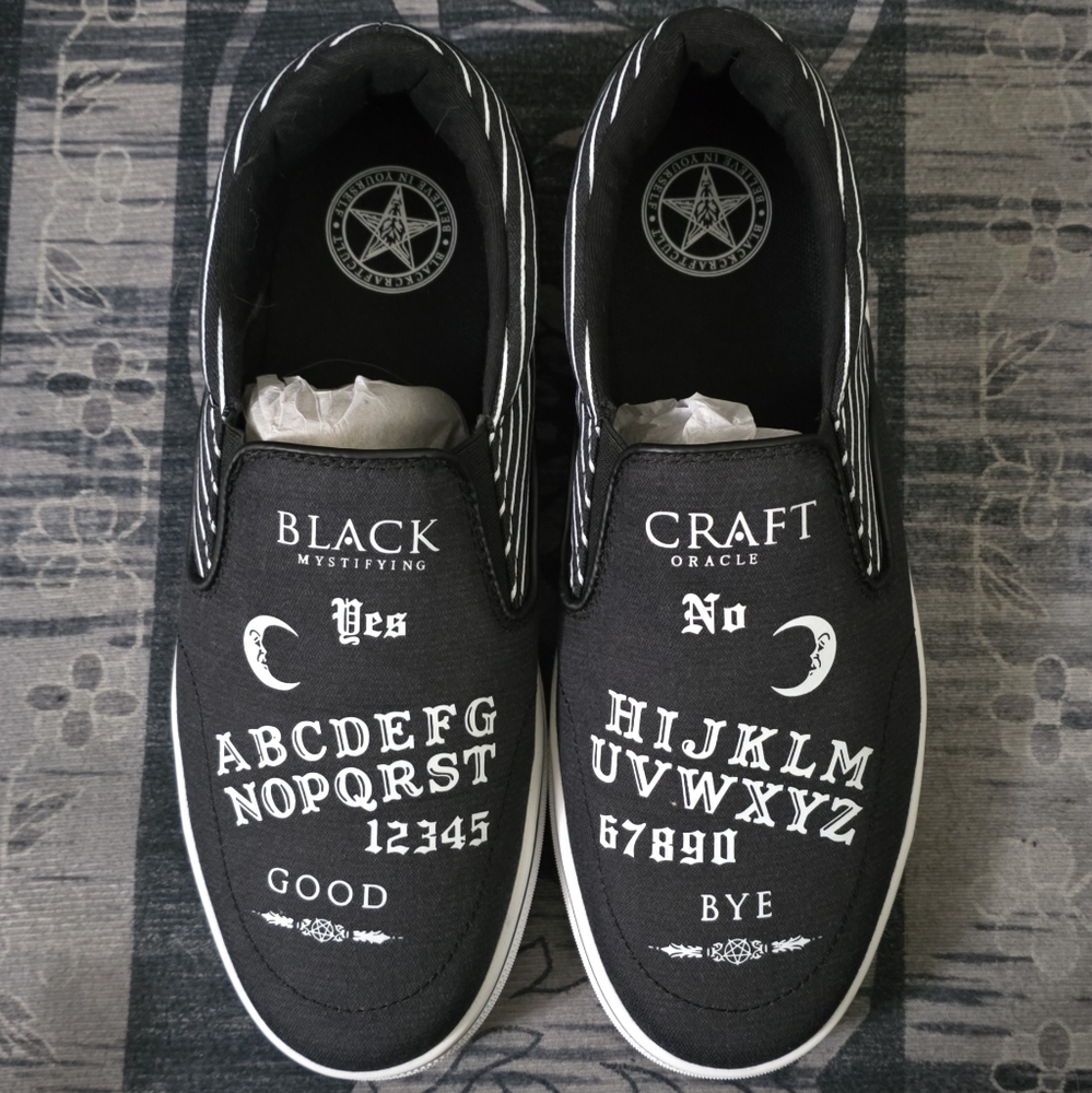 Blackcraft Cult Ouija Men's Slip-On Sneakers